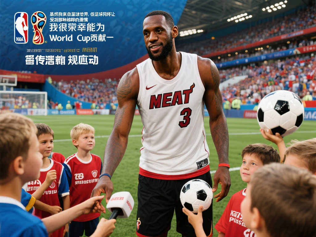 NBA巨星化身世界杯推广大使 NBA巨星化身世界杯推广大使
